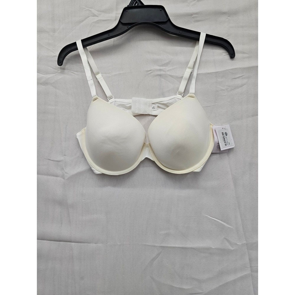 Auden The Everyday T-Shirt Bra White 38C Underwire 023120374‎
